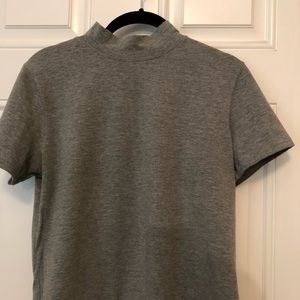 Gray mock Turtleneck